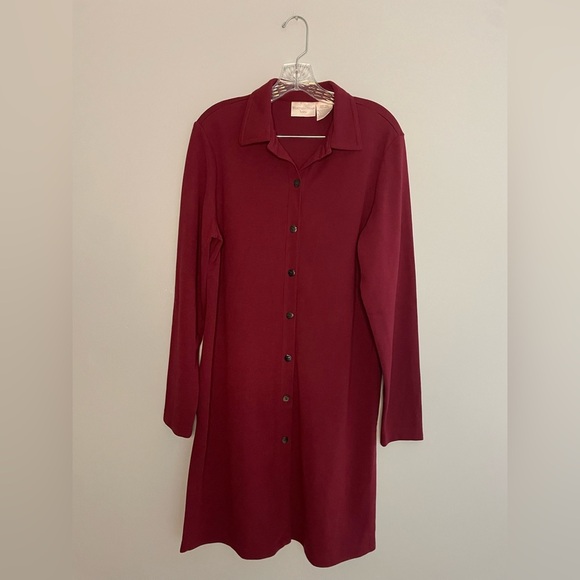 Worthington Knits Women's Tall Matching Set Burgundy Size Large Tall LT Wine EUC - Picture 1 of 16